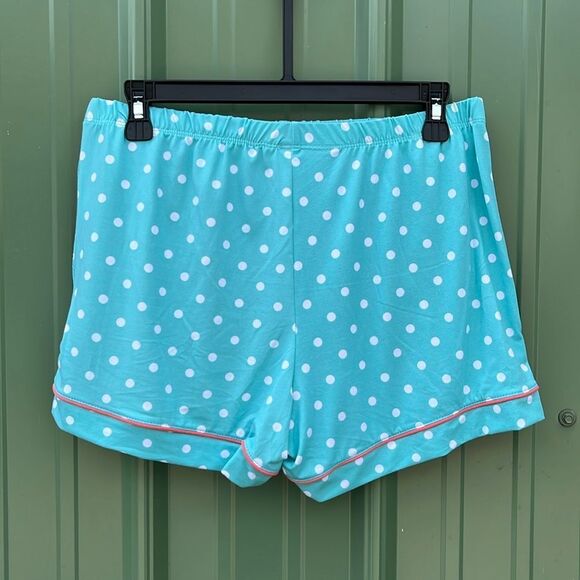 Dreamy Soft Short Sleeve Knit Notch Collar Top & Shorts Pajama 2-Pc Set Size S - Picture 5 of 9